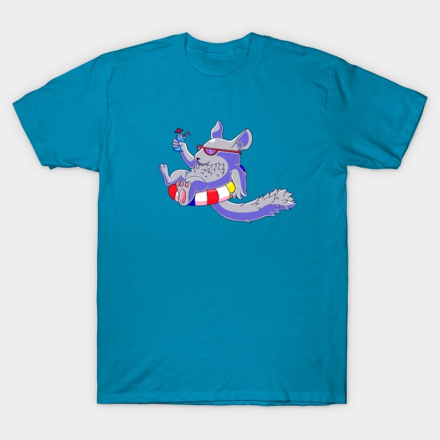 Chillin like a Chinchilla (No text) T-Shirt by DillanMurillo